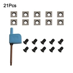 For Woodsman Essential Ten Piece Square Shaped Carbides For Your Lathe Use