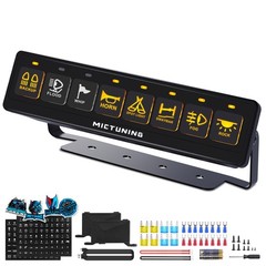 Wireless 8 Gang Switch Panel For LED Light Bar Power Circuit Remote Control Box