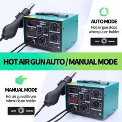 YIHUA 862D++ 750W Hot Air Rework Station Digital Soldering Iron Station Kit SMD
