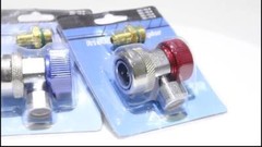 A/C R134A Quick Coupler Connector Adapters High/Low Manifold AC Gauge Auto Set