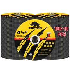110Pack 4-1/2″ x .040″ x 7/8″ Cut off Wheels Stainless Steel Metal Cutting Discs