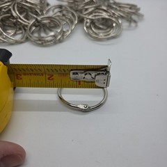 110 Loose Leaf Binder Rings 1.5″ Metal Hinged Book Rings Bulk Lot
