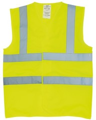 Yoko Hi-Vis Flame Retardant Sleeveless Waistcoat HVW100FR – Safety Wear Vest Top