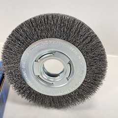 EDP 81115 6” Wire Wheel Brush 2”, 1-1/4″, 1″, 7/8″, 3/4″, 5/8″, 1/2″ 6000 RPM