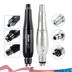 360°Swivel Dental Hygiene Prophy Handpiece Air Motor 2/4Hole 4:1 Nose Cone Color
