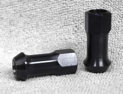ZAKGEAR Black Titanium Wheel Lug Nut 12×1.25 Open End Acorn 20pcs set