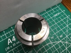 1pc iSwiss TF48/B42 32.0 S 32mm Smooth Precision Swiss Spring Collet Used (21)