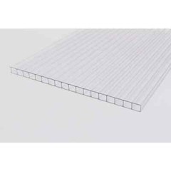 Clear Multiwall Polycarbonate Sheet Thermoclear 48 In. X 96 In. X 1/4 In. (6Mm)