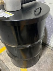 GUARDAIR N551BC WET/DRY DRUM VACUUM, 55 GAL. DRUM, 20 FT. HOSE, 3PXN3, NEW!