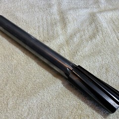 1 1/2” X 12 1/2” OAL X 1 1/4” Shaft 10 Flute HSS Twist Reamer