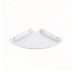 Corner Floating Shelf, 3.0mm Aluminum Alloy Corner Shelves Wall Mounted (6 in…