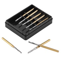 5PCS Dental Endodontic ENDO-Z Tungsten Carbide Burs FG Round Bur High Speed 21mm