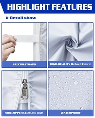 Fanpat 10X20Ft Canopy Sidewalls Fit 10X20Ft Pop Up Tent Waterproof 99 Uv
