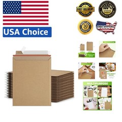 Reliable 50-Pack of 9×12 Self-Seal Photo Envelopes – Ideal for Secure Shipping