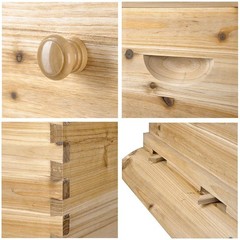 Auto Draining Honey Beehives Cedar Wood Bee House Beekeeping Box Honey House New
