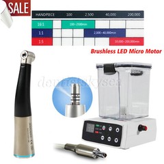 Dental Electric LED Brushless Micro Motor/1:1 Fiber Optic LED Handpiece