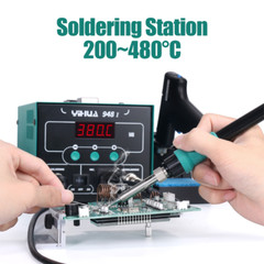 YIHUA 948-I Desoldering Gun Vacuump Pump Solder Suction Soldering Iron Station