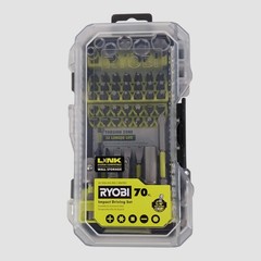 Ryobi Impact Rated Driving Bit Set 70 PC.