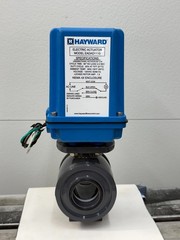 HAYWARD Actuated 1-1/2″ PVC TU Ball Valve EPDM EATBH115STE Actuator EADAD1110