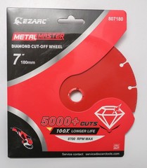 Ezarc Diamond Cutting Wheel 7” Inch for Metal, Cut off Wheel with 5000+ Cuts