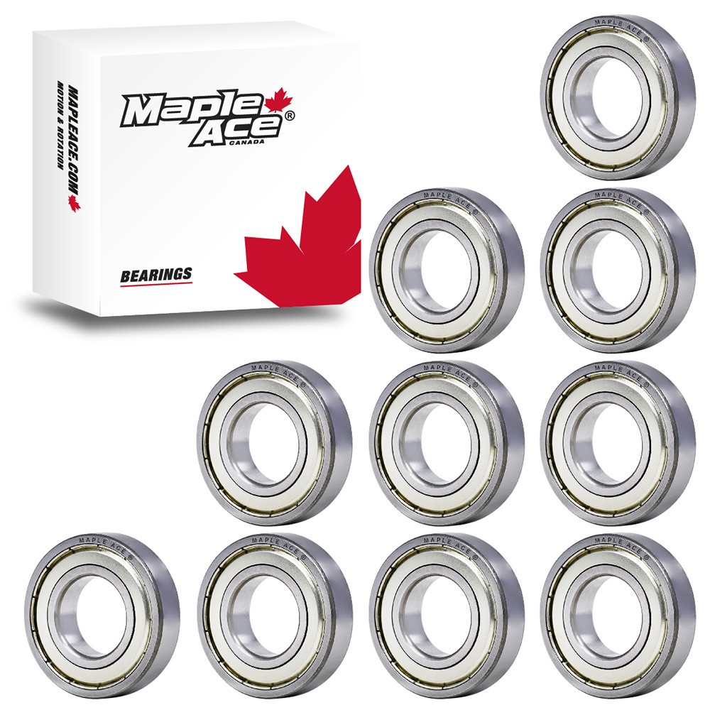 6306-ZZ Ball Bearing 30x72x19mm 6306 ZZ Metal Shielded (Qty 10)