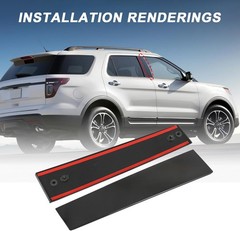 926-449,Driver and Passenger Side Glass Trim on B-pillar for Ford Explorer 11-16