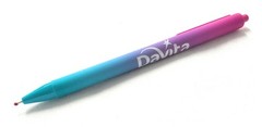 50 Misprint SoftTouch Click Pens LEMONADE Hub Pen Lot MULTICOLOR Pink/Blue/Green