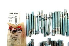35 RED HEAD Concrete Anchors Trubolt WS-3836 Wedge 3/8″ x 3 3/4″ + Extras