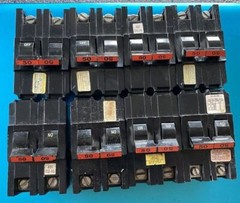 FPE NA250 – Federal Pacific. 240V Stab-Lok Circuit Breaker – RED HANDLE