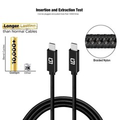 USB-C to USB-C Cable (40Gbps) SuperSpeed [Certified] USB4 to USB Type-C, 100W…