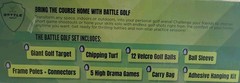 1 NEW BATTLE GOLF BG-04 PORTABLE INDOOR OUTDOOR GOLF GAME NIB