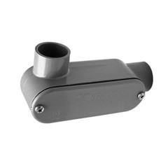 Kraloy 078158 LL25 2-1/2” Access Fittings Type LL Conduit Body PVC Gray