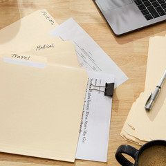 Pen+Gear File Folders, Letter, Manila, 1/3 Cut, 150 Count
