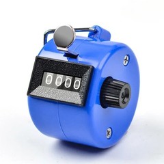 Hand Tally Counter, Handheld 4 Digit Lap Counter, Manual Mechanical Clicker HO