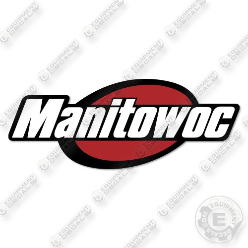 Fits Manitowoc 12 inch Logo Decal Kit – 7 YEAR 3M OUTDOOR VINYL!