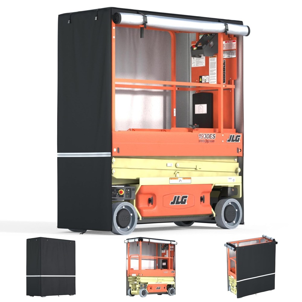Scissor Lift Cover 75x34x87 Inch Heavy Duty Waterproof Oxford Fabric