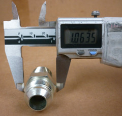 straight fitting 2inch long, 1.5OD, 0.5ID