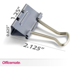 EZ Binder Clips Medium Metal Paper Clips Durable Organizer Office Supply 12ct US