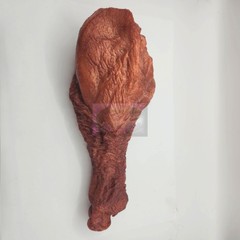 Full Size Turkey Leg, Fake Wax Food, Food Prop, Decor. Handmade Movie Props