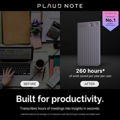 Professional AI Voice Recorder: 30-Hour Battery, 480-Hour Storage, Case Included