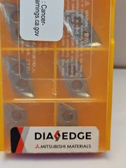 DIA EDGE / MITSUBISHI XDGX 175008PDFR-GL TF15 (10) NEW INSERTS L1340