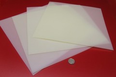 Nylon 6/6 Extruded Sheet Natural Tint (1/16) – .063″ x 12″ x 12″, 8 Units
