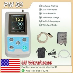 USA Warehouse PM50 24 Hours NIBP Monitor Holter Recorder with SPO2 Function