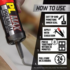 Loctite PL Max Premium 9 Oz Cartridge Construction Adhesive (2-Pack) 2292244