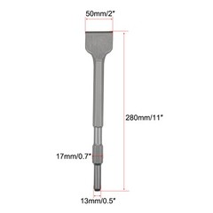 Scraping Chisel 50mm Dia Masonry Drill Bit Hex Shank for Electric Jack