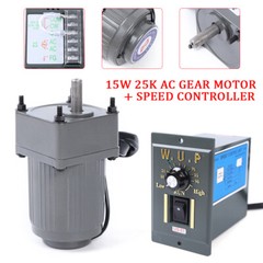 110V 54RPM Gear Box Motor 25K High Torque Reversible Variable Speed Controller