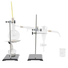 500ml Essential Oil Distillation Kit Lab Apparatus Distillation Glassware Set