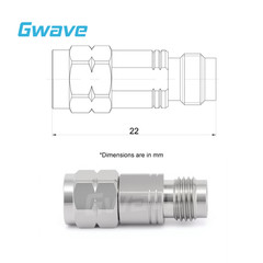 2.4mm Male to 1.85mm Female Adapter, DC – 50GHz