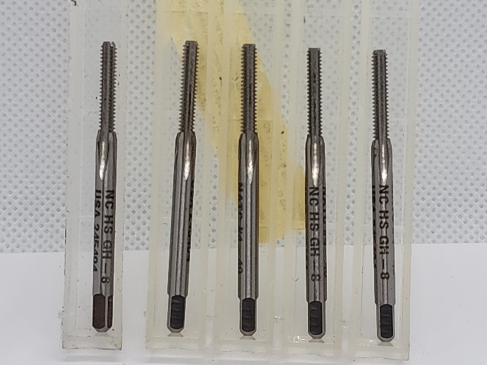 Lot of 5 – NATC #4-40 NC HS GH-8 USA 245404 Thread Cutting Tap [GB 4]