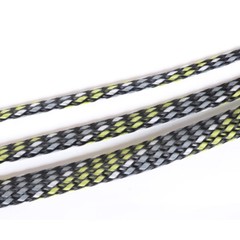 12MM Wide Soft Braided Expandable Sleeve PP Cotton Yarn+PET Cable Wire Sheathing